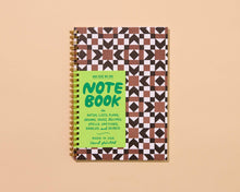Load image into Gallery viewer, Autumn Quilt Letterpress Spiral Notebook
