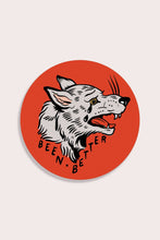 Load image into Gallery viewer, Been Better Wolf Vinyl Sticker
