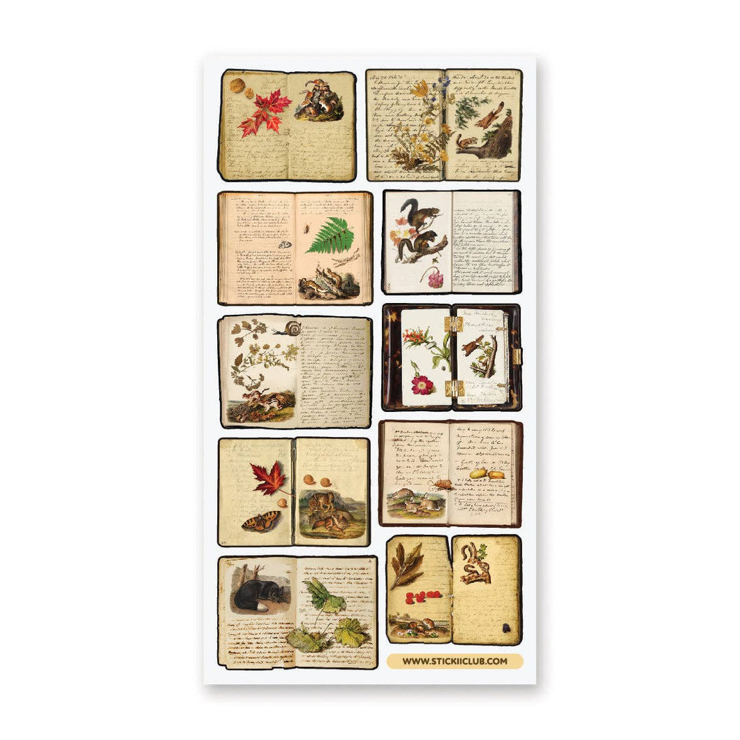 Woodland Journals Sticker Sheet