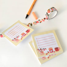 Load image into Gallery viewer, Little List Strawberry Sticky Note
