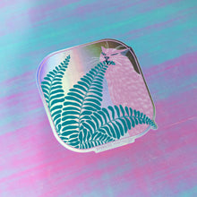 Load image into Gallery viewer, Fern Cat Holograph Sticker
