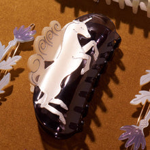 Load image into Gallery viewer, Unicorn Claw - Acetate White Horse Hair Clip
