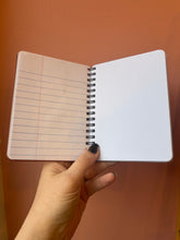 Load image into Gallery viewer, PANIC ATTACKS - handmade rescued notebook
