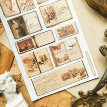 Load image into Gallery viewer, Sepia Sketchbooks Sticker Sheet
