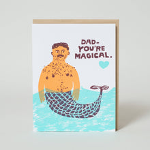 Load image into Gallery viewer, Magical Merman Father's Day Greeting Card by Egg Press
