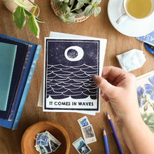 Load image into Gallery viewer, Comes In Waves Sympathy Card
