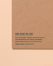 Load image into Gallery viewer, Broken Stripe Letterpress Spiral Notebook
