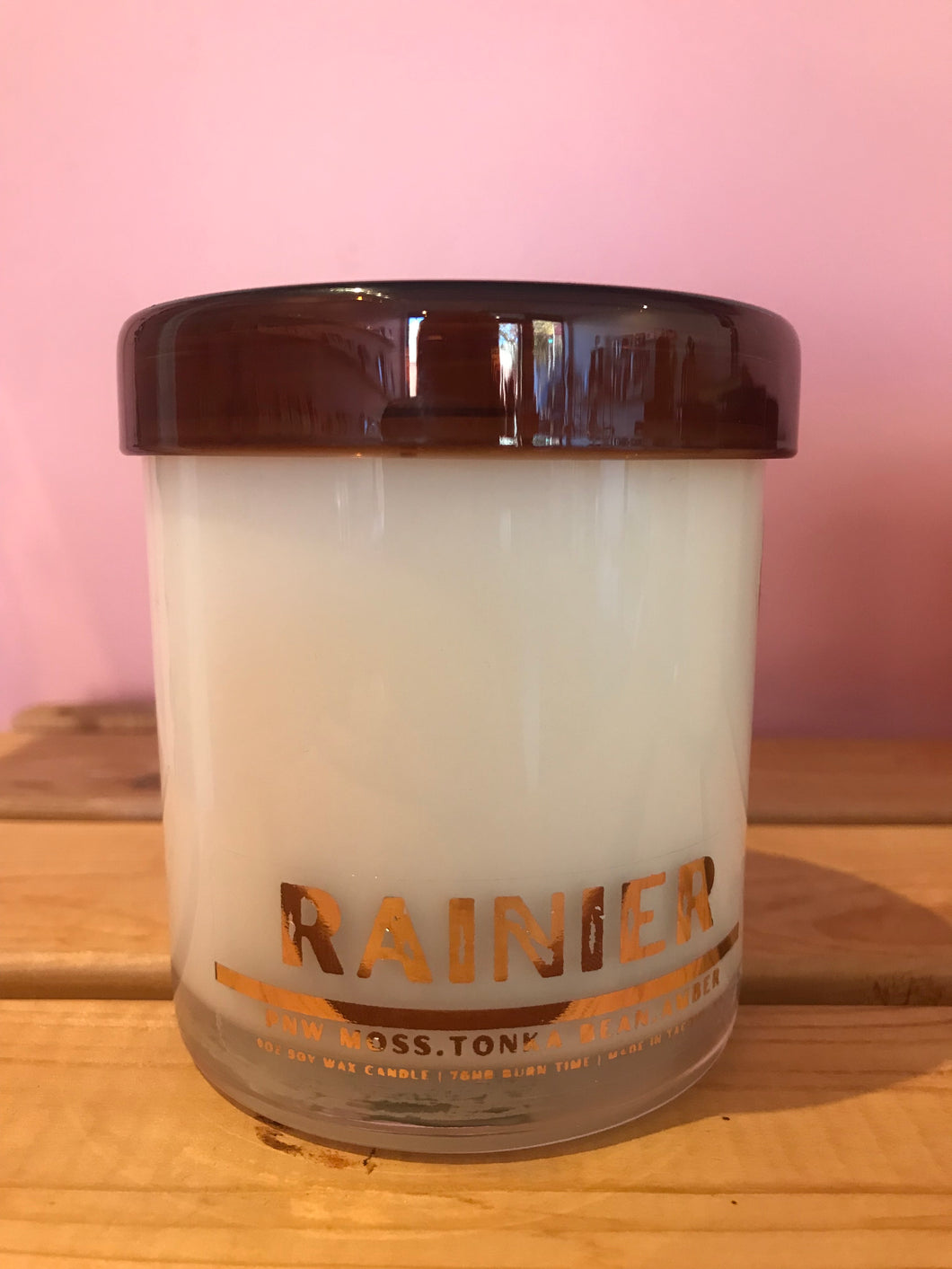 Luxury Soy Candle: Rainier
