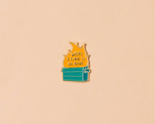 Load image into Gallery viewer, Dumpster Fire Enamel Lapel Pin
