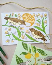 Load image into Gallery viewer, Hello Friend Songbird Postcard
