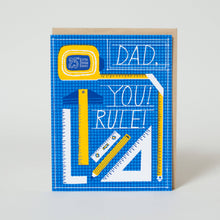 Load image into Gallery viewer, You Rule Dad Tools Greeting Card by Hello!Lucky
