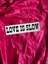 Load image into Gallery viewer, Love Is Slow sticker
