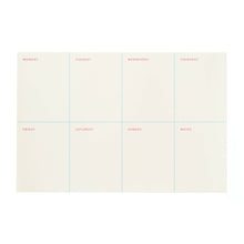 Load image into Gallery viewer, Weekly Planner Notepad
