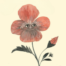 Load image into Gallery viewer, I Love You Flower Faces Greeting Card
