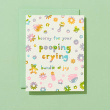 Load image into Gallery viewer, Bundle Of Joy - Letterpress Greeting Card
