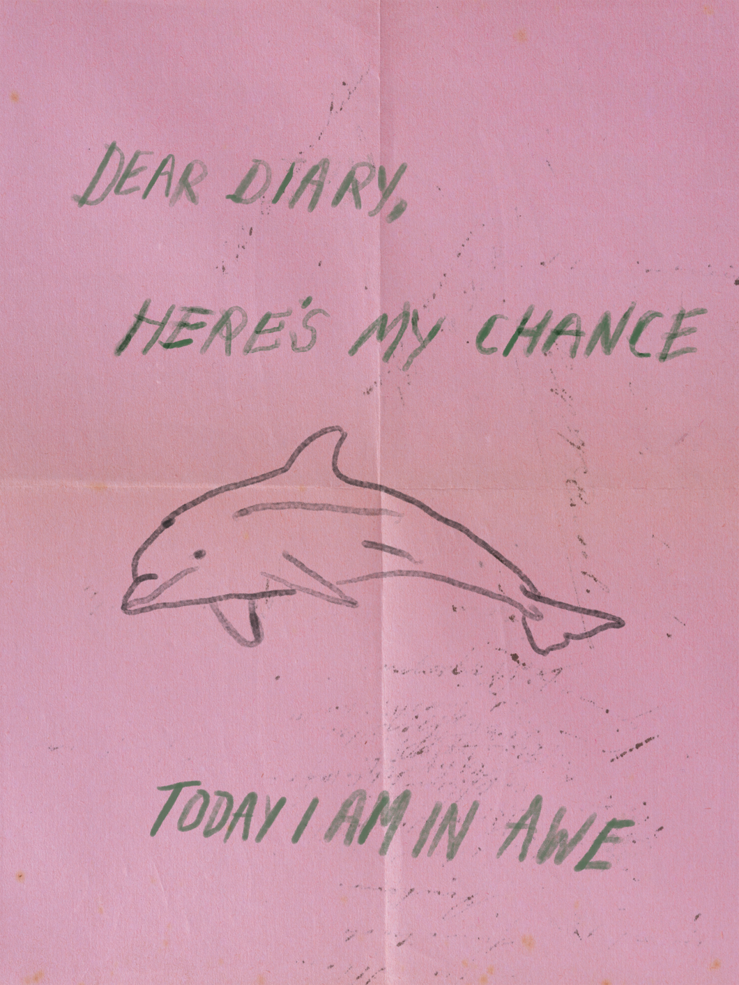 Here's My Chance - Postcard or mini print