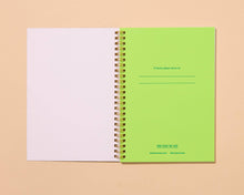 Load image into Gallery viewer, Broken Stripe Letterpress Spiral Notebook
