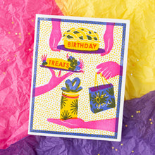 Load image into Gallery viewer, Happy Birthday (Treats for You) Letterpress Card
