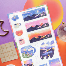 Load image into Gallery viewer, Magical Mountain Views Sticker Sheet

