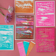 Load image into Gallery viewer, Thinking of You (Ocean Sunrise) Letterpress Card
