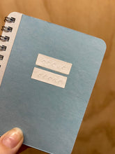 Load image into Gallery viewer, CLOUD DIARY - handmade rescued notebook
