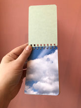 Load image into Gallery viewer, CLOUD DIARY - handmade rescued notebook
