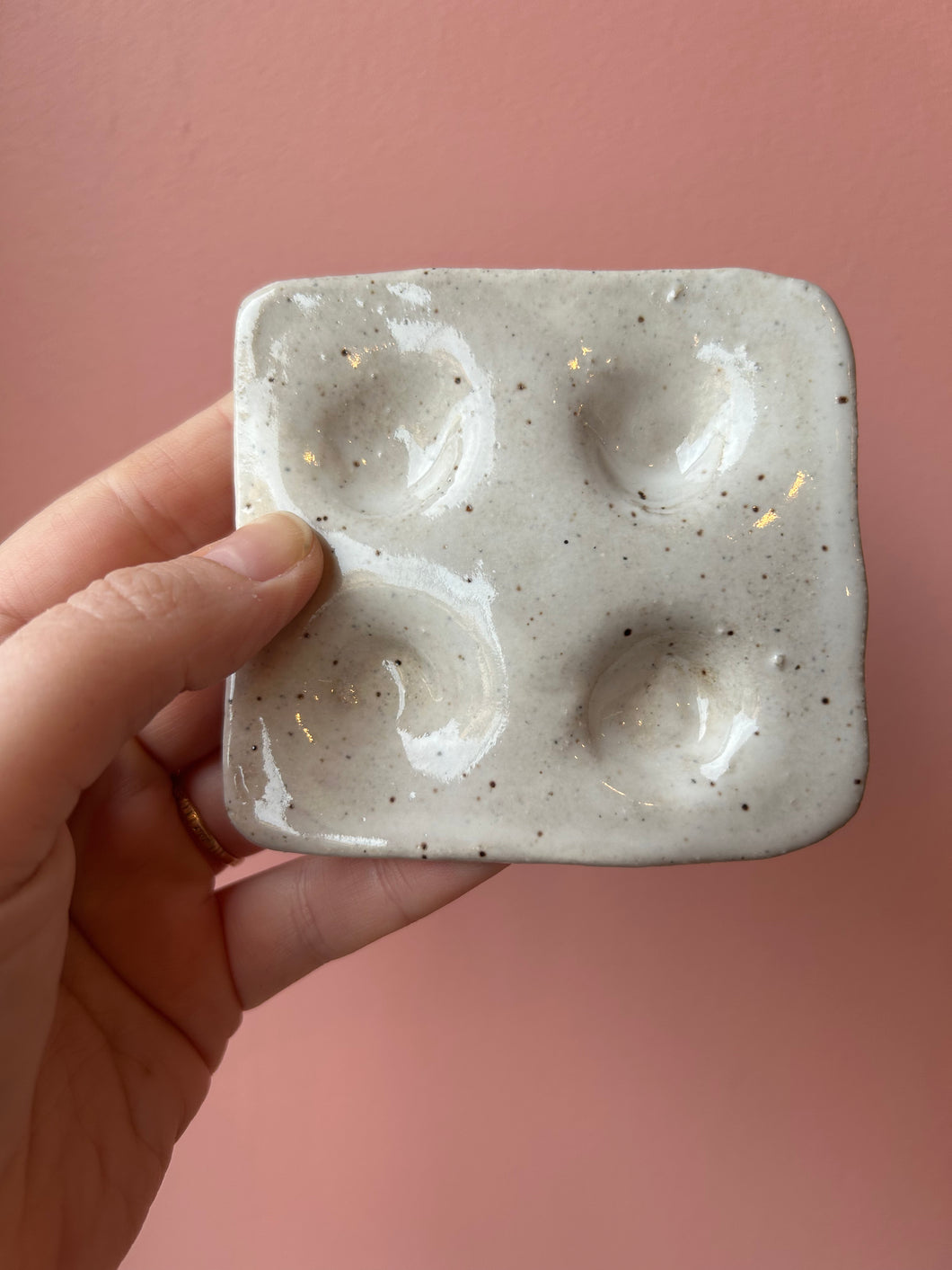 Mini Ceramic Palette - 4 pan