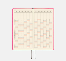 Load image into Gallery viewer, COMING SOON Hobonichi Techo 2027 Weeks MEGA Colors: Pink Sapphire
