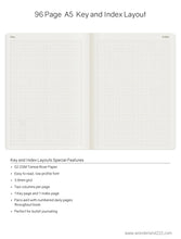 Load image into Gallery viewer, A5 Notebook | 2023 Edition | Grid | Tomoegawa Tomoe River Paper | 96 pages
