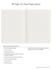Load image into Gallery viewer, A5 Notebook | 2023 Edition | Grid | Tomoegawa Tomoe River Paper | 96 pages
