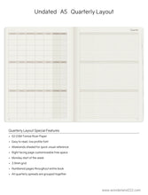 Load image into Gallery viewer, A5 Undated Planner | Tomoe River Paper
