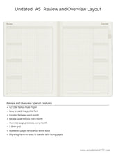 Load image into Gallery viewer, A5 Undated Planner | Tomoe River Paper
