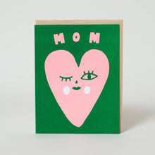Load image into Gallery viewer, Mom Heart Face Greeting Card by Suzy Ultman
