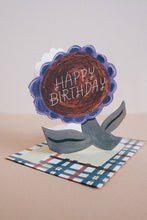 Load image into Gallery viewer, Birthday Flower Die Cut Card
