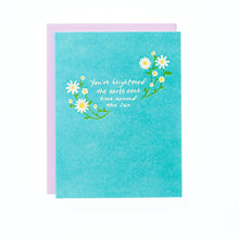 Load image into Gallery viewer, Brighten The Earth Birthday - Letterpress Greeting Card
