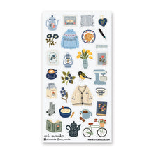 Load image into Gallery viewer, Sweater Weather Joy Sticker Sheet
