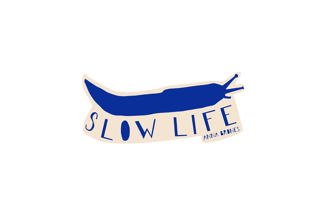 Slow Life Banana Slug Sticker