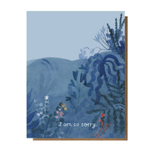 Load image into Gallery viewer, I Am So Sorry Blue Greeting Card
