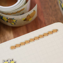 Load image into Gallery viewer, Yuzu Thief Capybara Kiss Cut Washi Tape
