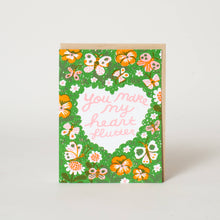 Load image into Gallery viewer, Butterfly Love Letterpress Greeting Card by Phoebe Wahl
