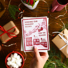 Load image into Gallery viewer, Warmest Wishes Christmas Card - Boxed Set of Six
