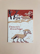 Load image into Gallery viewer, Foxes Season's Greeting Card
