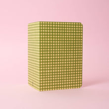 Load image into Gallery viewer, Green Gingham B6 Blank Notebook
