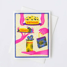 Load image into Gallery viewer, Happy Birthday (Treats for You) Letterpress Card
