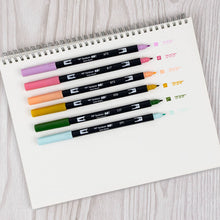 Load image into Gallery viewer, Dual Brush Pen Art Markers, Teatime, 6-Pack
