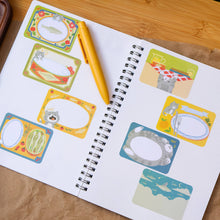 Load image into Gallery viewer, Sardine Fan Sticky Labels
