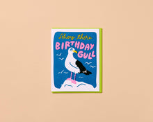 Load image into Gallery viewer, Birthday Gull Letterpress Birthday Card
