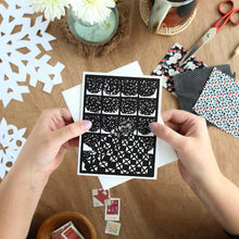 Load image into Gallery viewer, The Snow Is Snowing Winter Holidays Card
