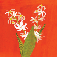 Load image into Gallery viewer, Thank You White Flower Greeting Card
