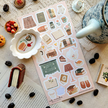 Load image into Gallery viewer, Literary Sanctuary Sticker Sheet

